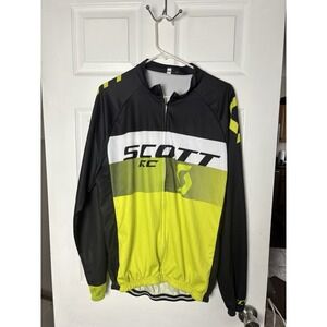 Scott RC Cycling Jacket Mens 4XL Long Sleeve‎ Windproof MTB Road